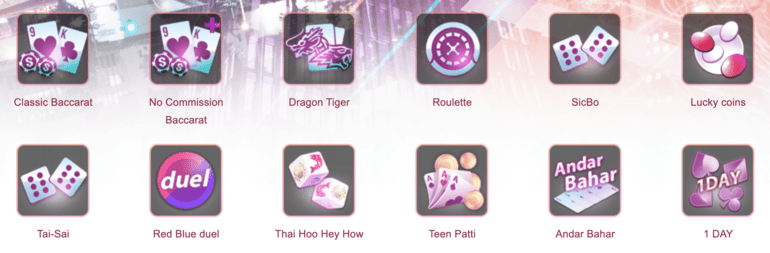 AE Casino热门的真人游戏